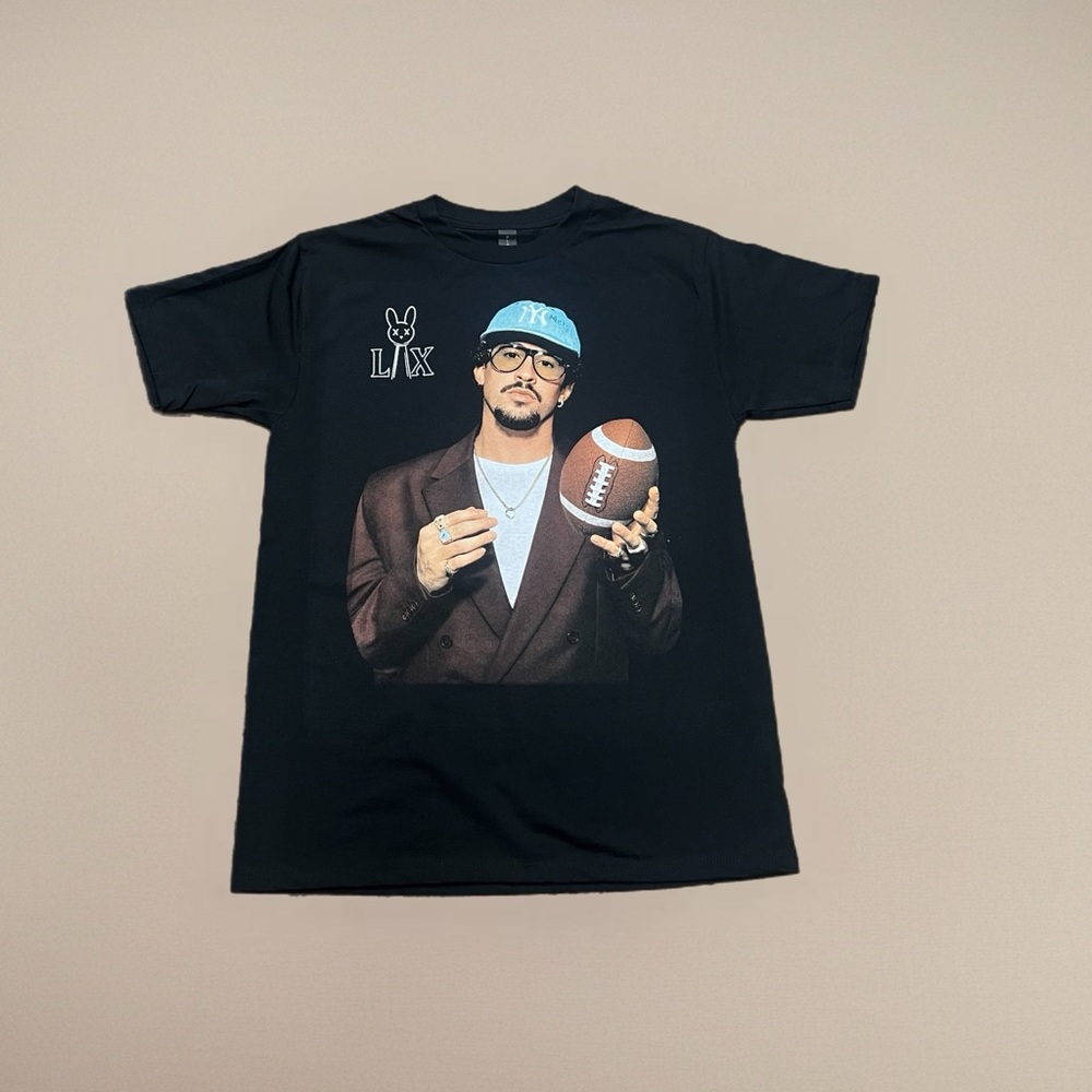 Black Graphic T-Shirt bad bunny